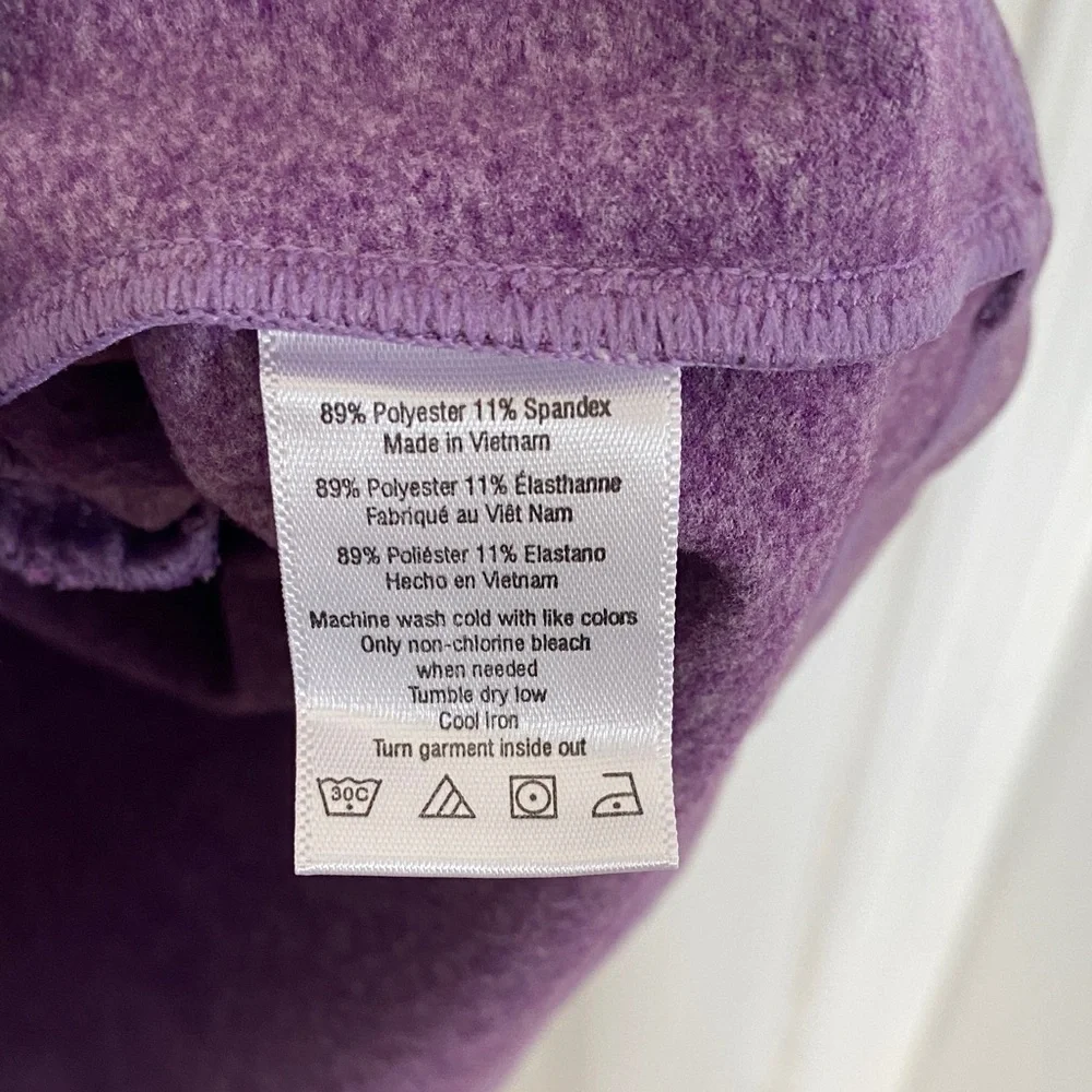 ALO Yoga Women's Lavender Zip-Up Hoodie, Size XS